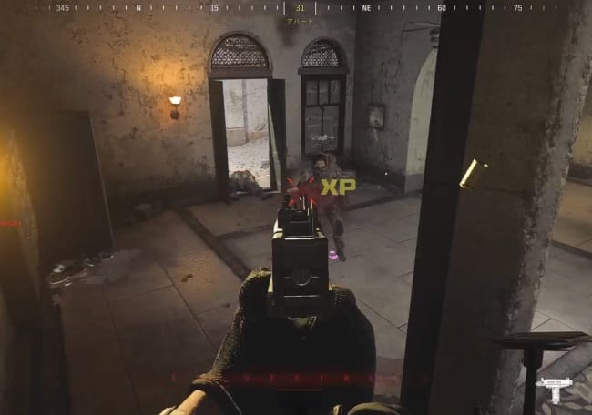 COD MW3のWSP STINGERのアイアンサイト